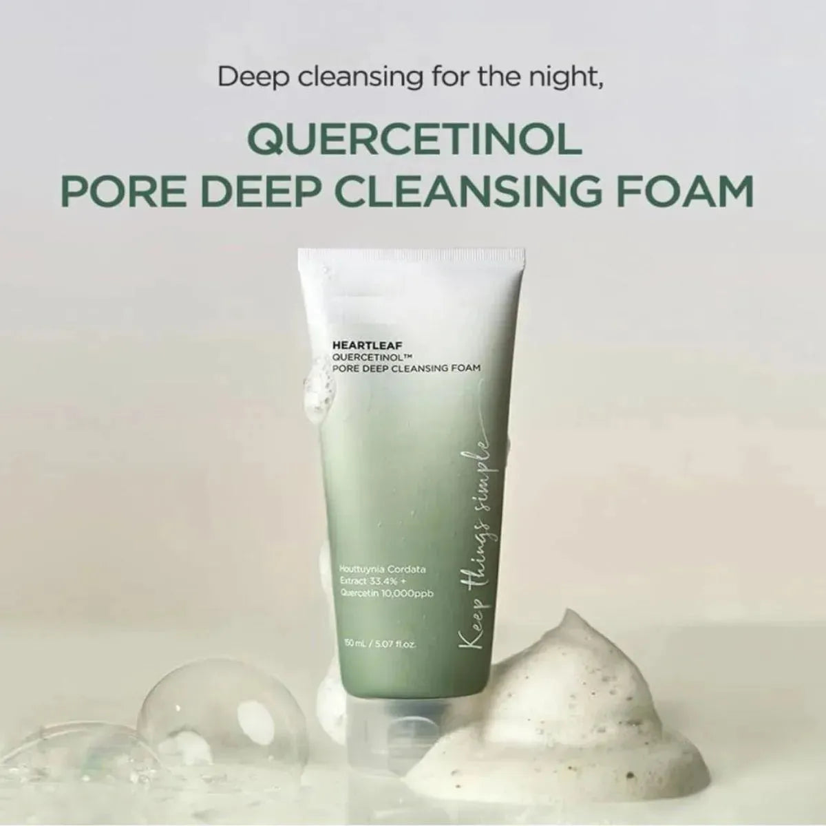 Heartleaf Quercetinol Pore Deep Cleansing Foam 150mL